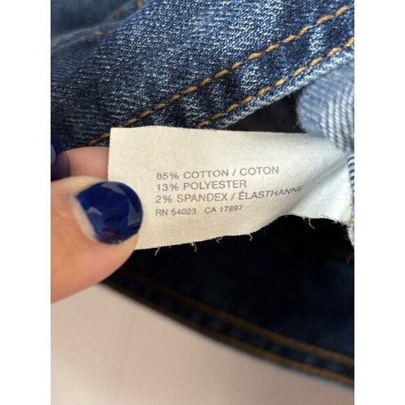 Gap 1969 Truckers Classic Medium Wash Denim Jacket Womens Medium Stretch - Picture 10 of 14